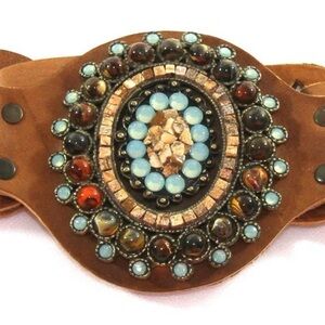 Leatherock belt boho 70s seventies Daisy Jones Stevie Nicks western cowgirl
